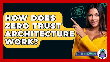 How Does Zero Trust Architecture Work? - Next LVL Programming
