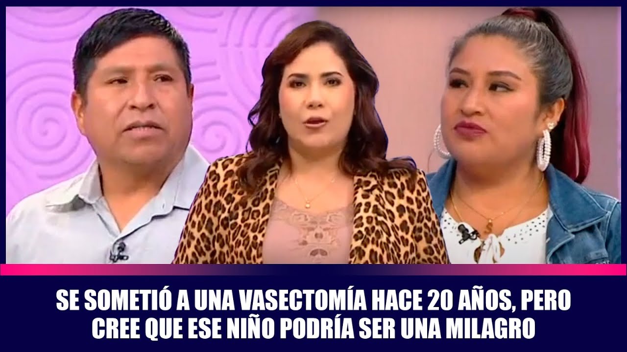 Se sometió a una vasectomía hace 20 años, pero cree que ese niño podría ser una milagro | Andrea