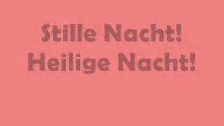 Video thumbnail of "stille nacht with lyrics"