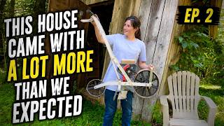 This House Came With A LOT More Than We Expected! - Episode 2 Hilltop Cabin Renovation