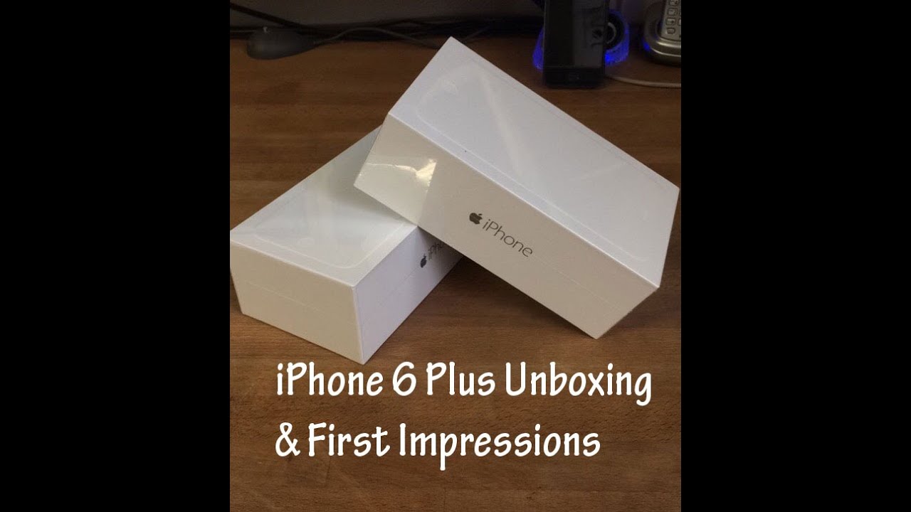iPhone 6 Plus Unboxing & First Impressions