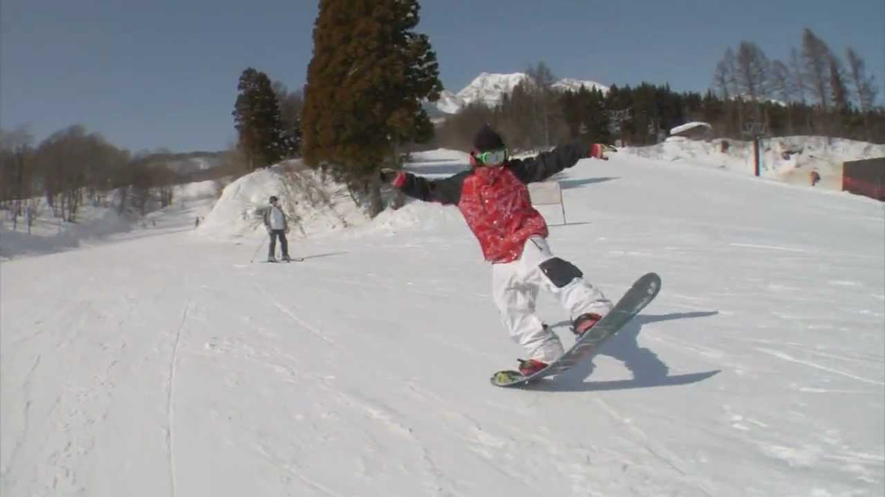 スノーボード　 大竹延王が池の平を滑るよ　IKENOCITY　Vol15