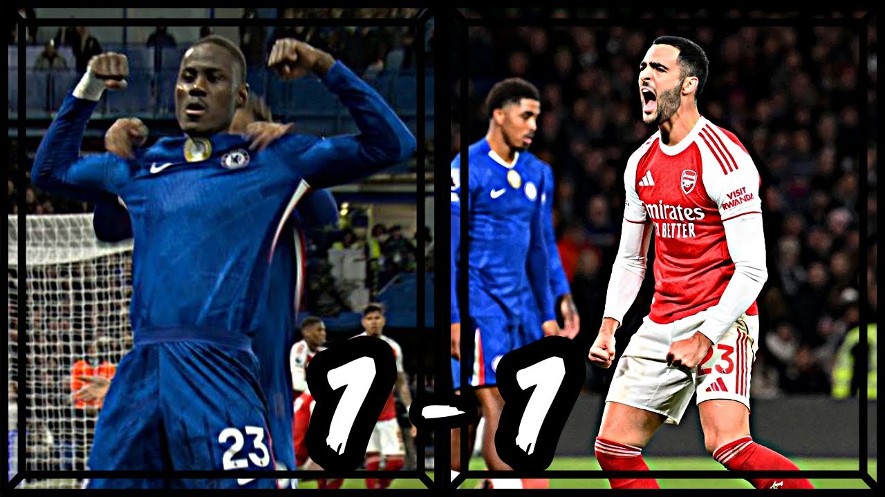Chelsea STOP Arsenal qui voulait prendre les 3 POINTS ! 1-1 entre deux LEADERS de PL !