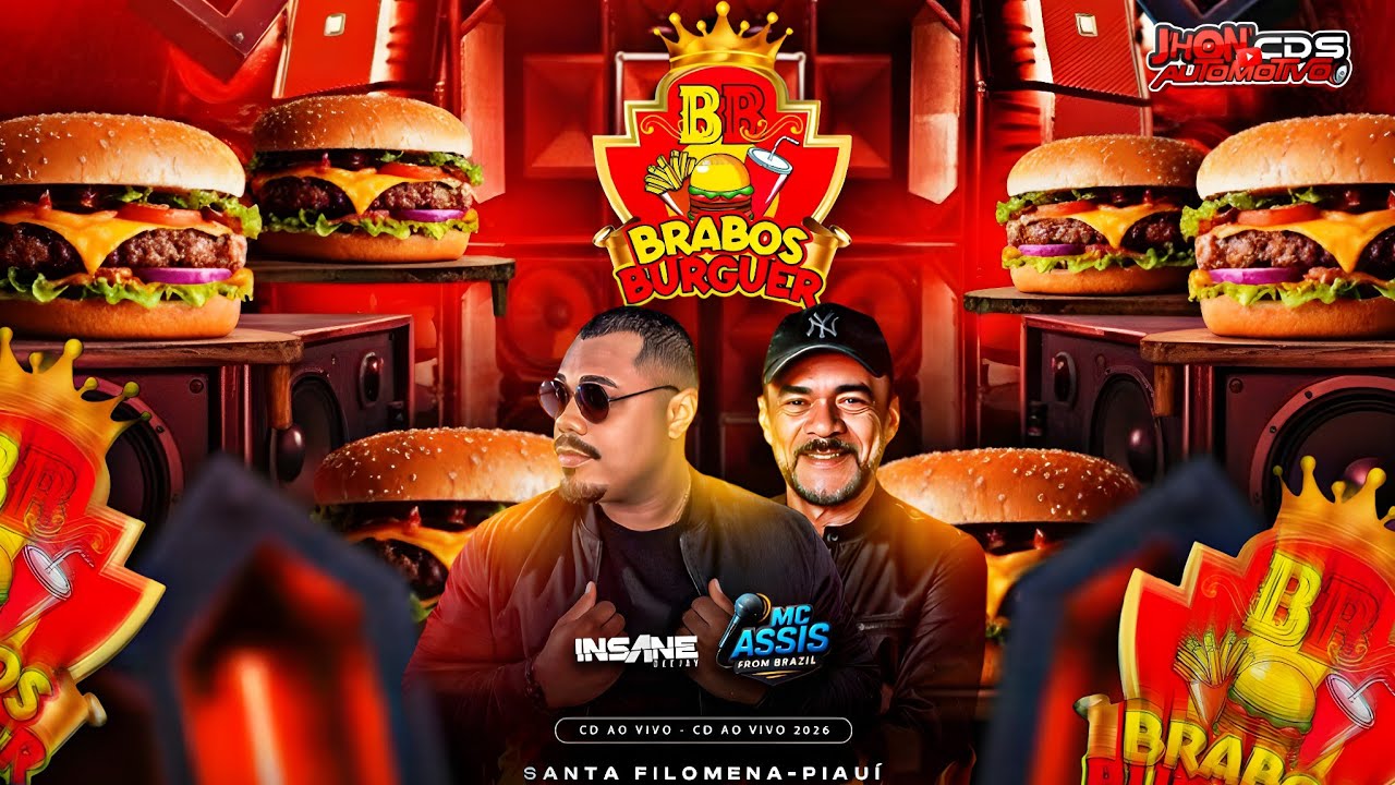 CD DANCE COMERCIAL (BRABOS BURGUER  2026) INSANE DJ E MC ASSIS 