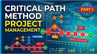 CPM-Critical Path Method in Project Network| Part 1|  Project Management