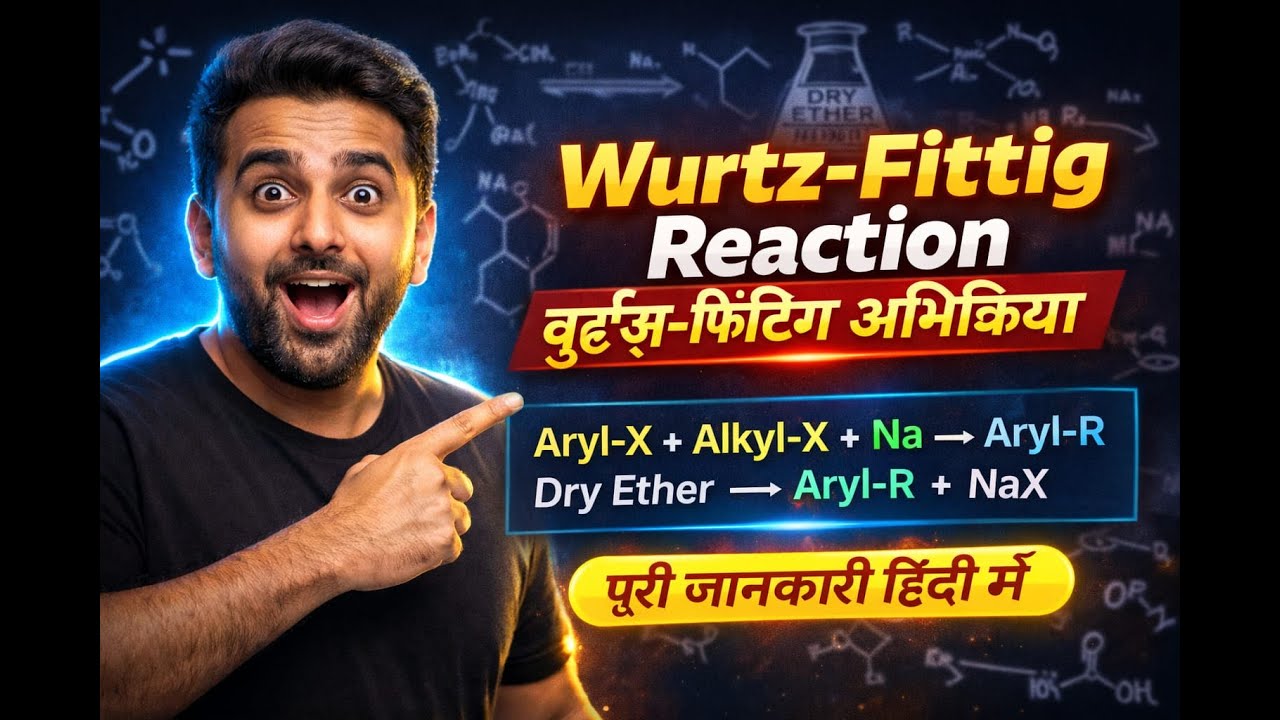 🔥 Wurtz-Fittig Reaction (वुर्ट्ज़-फिटिग अभिक्रिया) – पूरी जानकारी हिंदी में