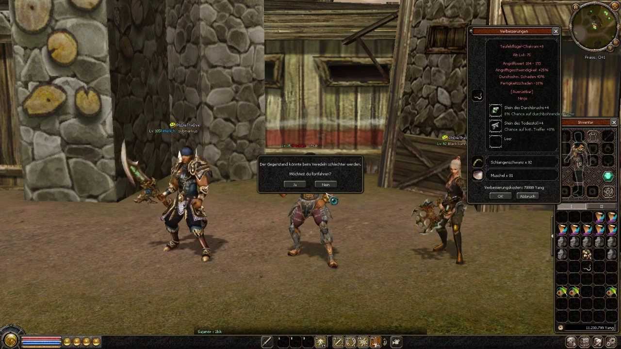 Metin2.De [Praios] svbmarkus Level 105 & Uppen