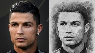 How to Draw Cristiano Ronaldo with Grid Method Timelapse #ronaldoalnassr #cr7 #howtodraw