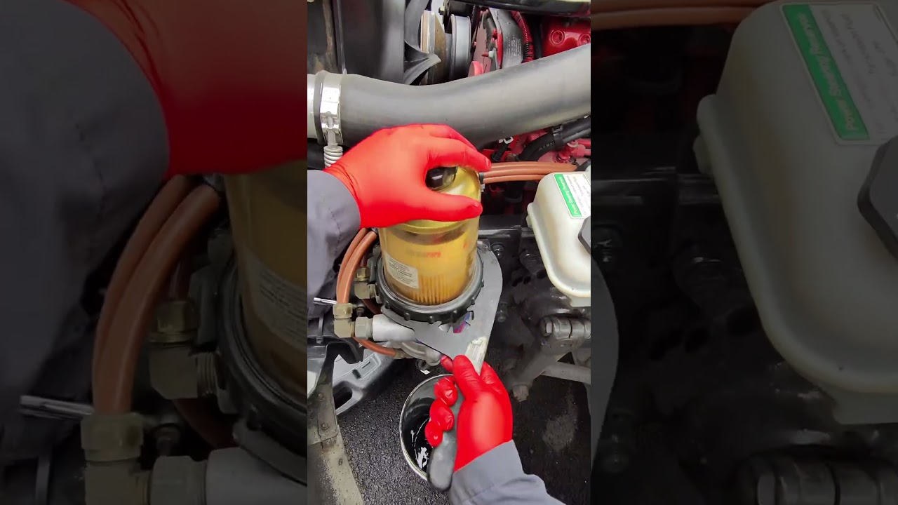 Preventative maintenance done on this Freightliner M2 🔧 #diesel #mechanic #repair #shop #tools