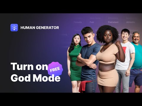 Human Generator — Turn God mode on