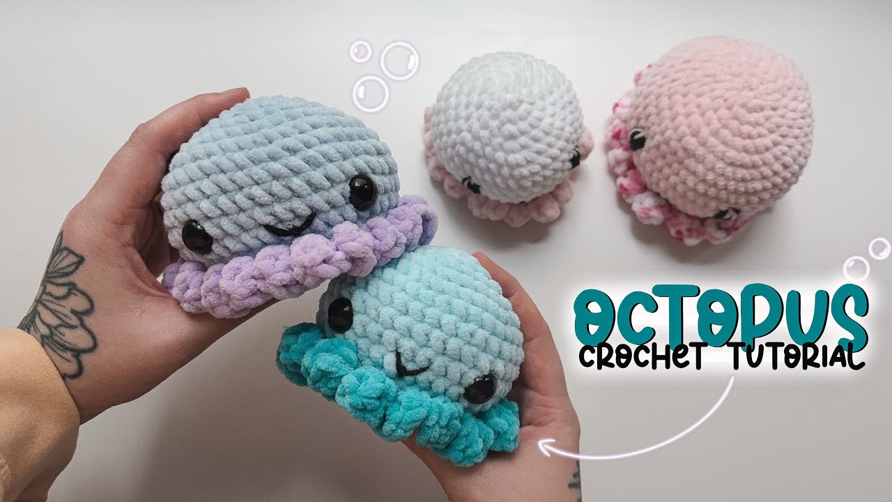 Octopus häkeln | Easy Crochet Tutorial - Deutsch & English 🐙