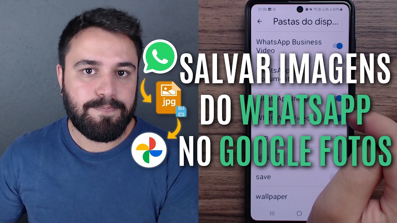 COMO SALVAR AS IMAGENS DO WHATSAPP NO GOOGLE FOTOS 