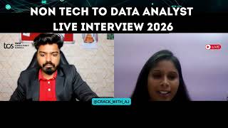 Data Analyst Live Interview | SQL |Power BI | Advance Excel | Python -2026