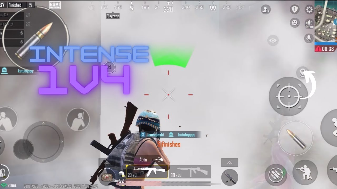 Intense 1v4 clutch | BGMI - YouTube