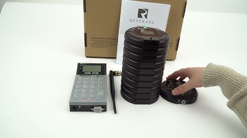 Retekess TD159 Alphanumeric Pager System Introduction