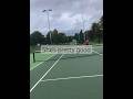 Wife surprisingly good at tennis #tennis #tennisplayer #tennislife