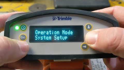 Starting New Active App File, Trimble 855 Base.