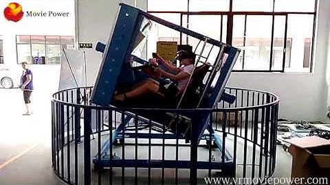 virtual reality simulation rids 720 degree rotating flight simulation VR Flight Simulator for sale