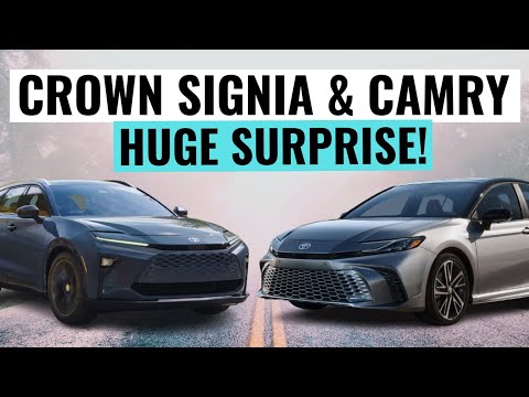 NEW 2025 Toyota Camry & 2025 Toyota Crown Signia Hybrid SUV || Huge Changes!