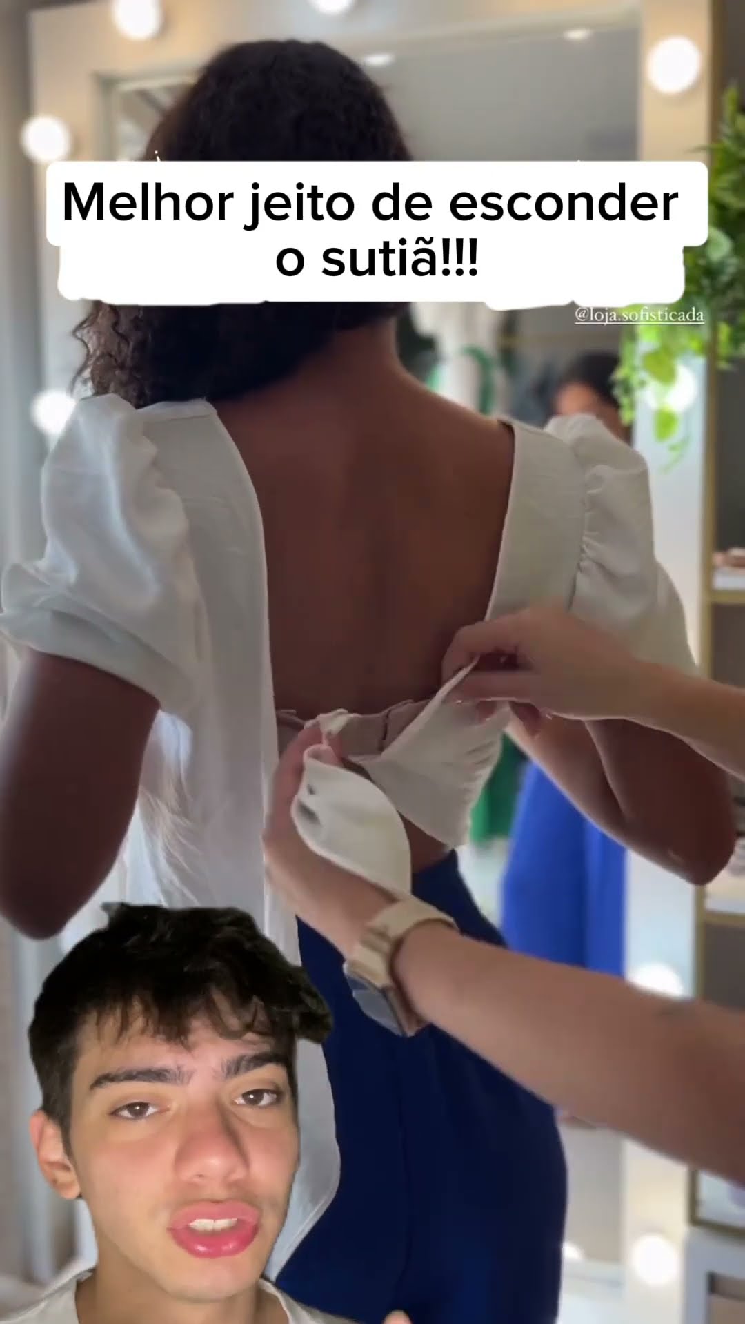 Truque de moda: amarre sua blusa sem mostrar a alça do sutiã e arrase no visual! ?✨
