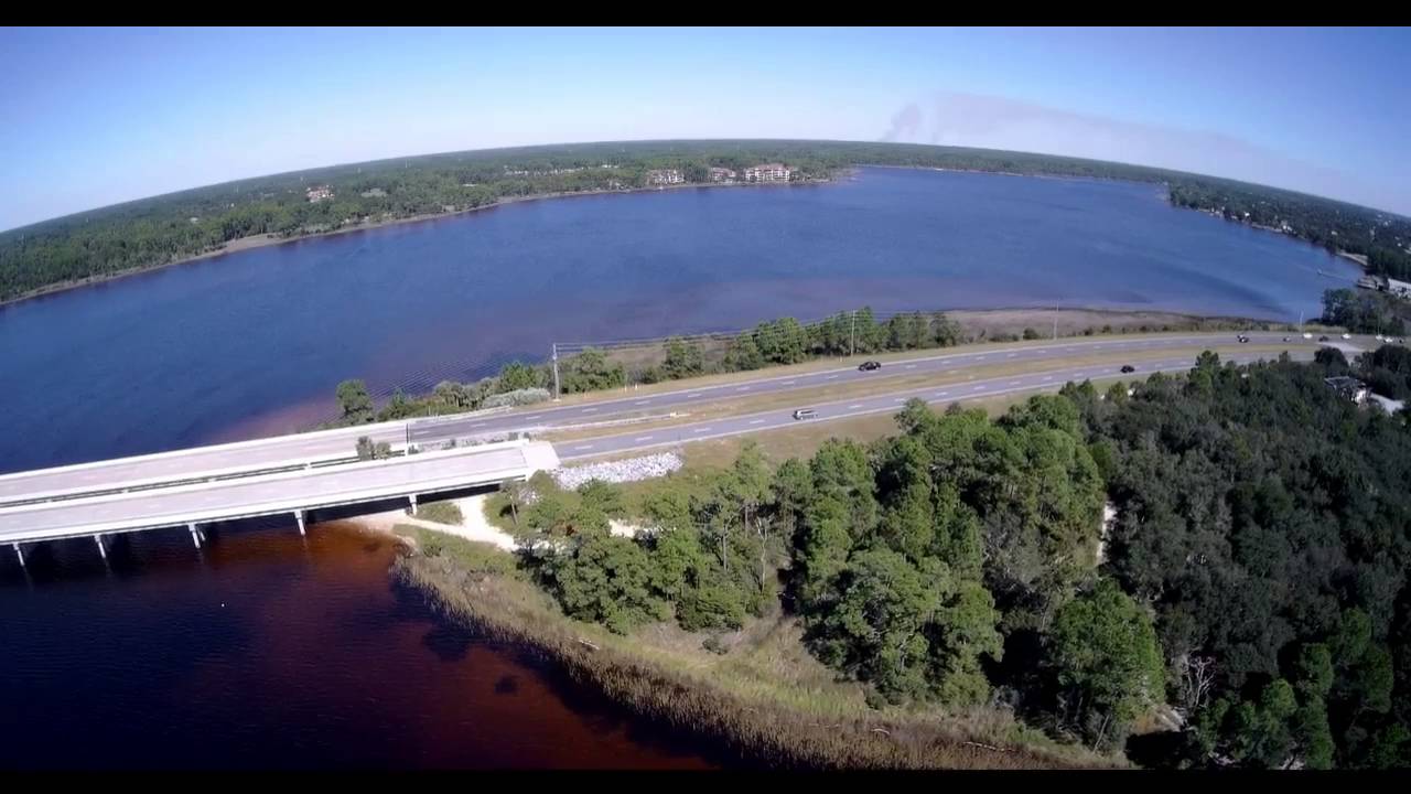 Phillips Inlet Lake Powell, FL Drone View YouTube