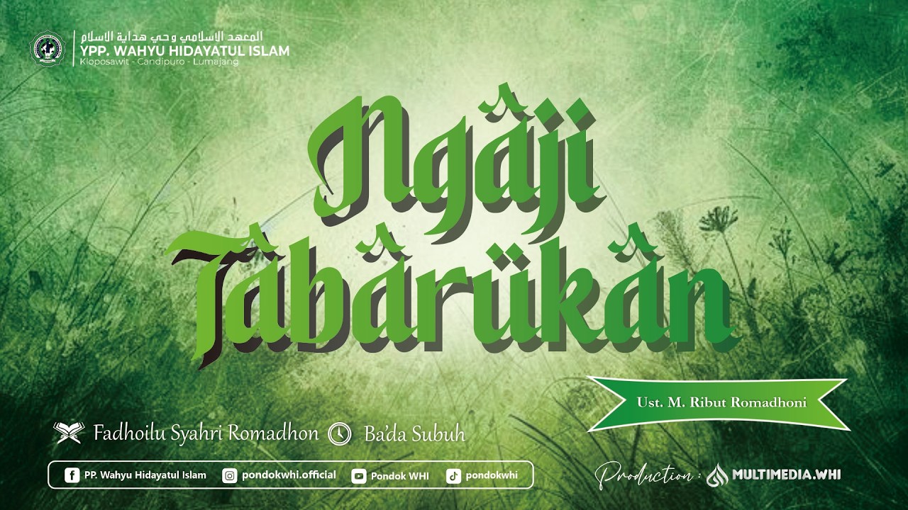 🔴LIVE - Ngaji Tabarukan 