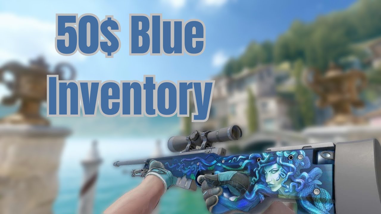 Giveaway!! + The Best BUDGET Blue Themed CSGO/CS2 Inventory! - YouTube
