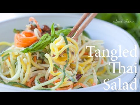 Video: Salad Thai Dengan Sos Halia Daikon Dan Badam