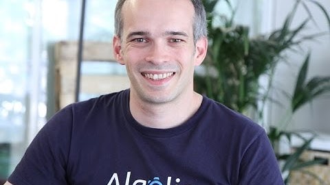 Découvrez Algolia avec Nicolas, Co-fondateur