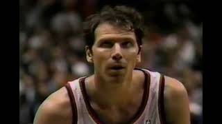 NBA Playoffs 1991 Game 3 Chicago Bulls vs. New York Knicks Michael Jordan vs. Patrick Ewing