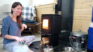 Let's talk about my tiny wood stove  review