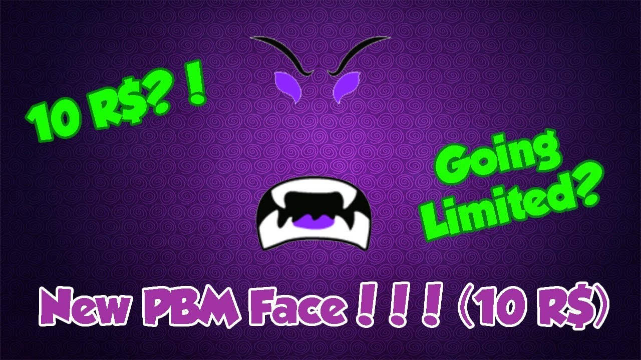 Pbm New 10 R Poisonous Beast Mode Face Limited Time Get It Now Cheap Roblox Youtube - beast face roblox