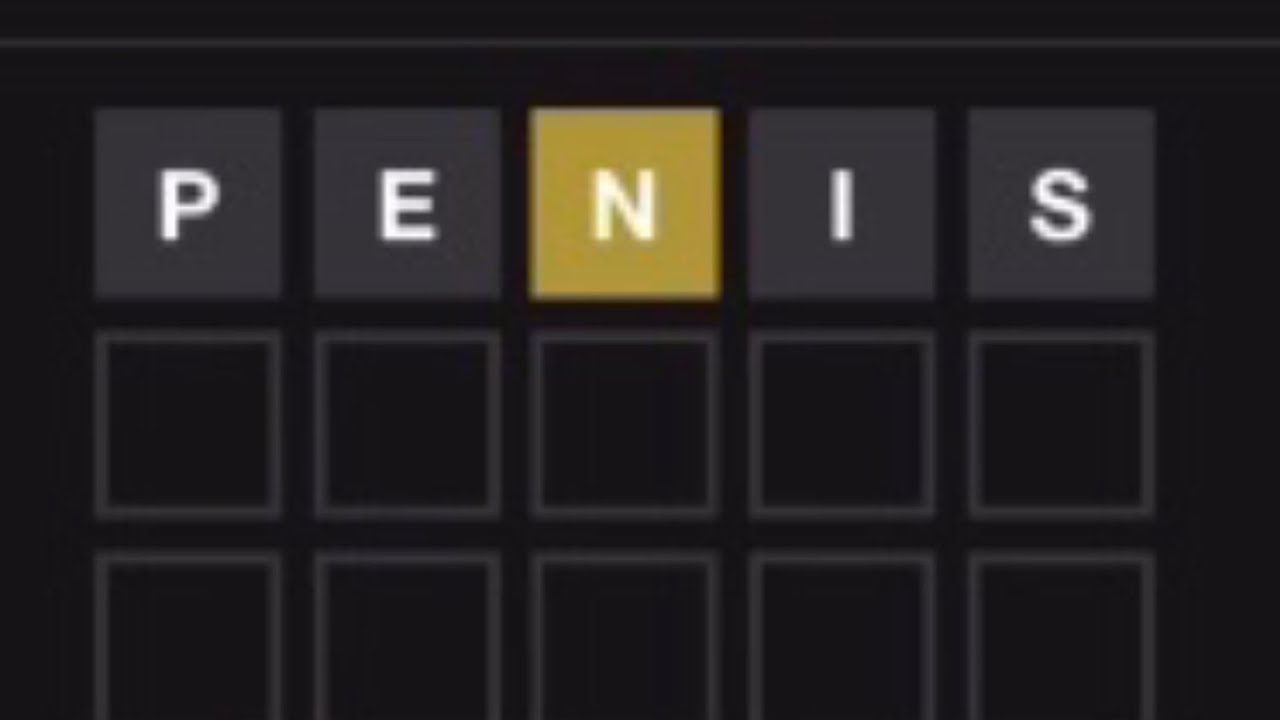 Proof That PENIS Is The Best Wordle Opener YouTube Proof that penis is the best wordle opener youtube