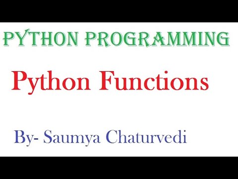 Python functions