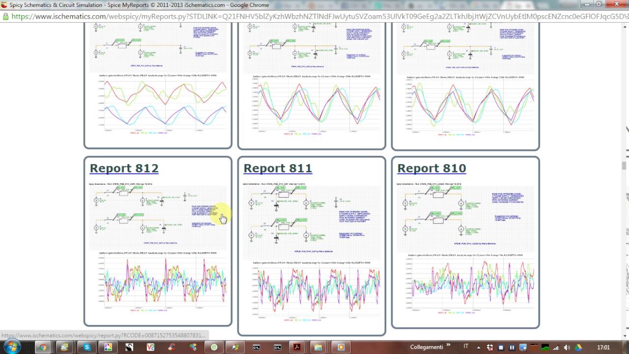 Spicy SWAN: Piero Belforte simulation reports
