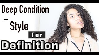 Deep Conditioning + Styling with a new product! | Tyra Nicole