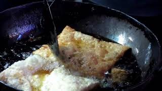 Indian Street Food Kolkata Special Mughlai Paratha (Chicken and Egg) Street Food India