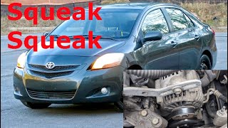 Fixing the Toyota Yaris Squeak, 2007 Toyota Yaris Belt Replacement