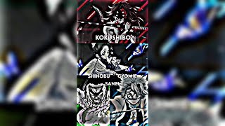Kokushibo Vs Gyomie, Sanemi, Shinobu Kimetsu No Yaiba