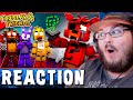 Where Is Foxy's Hook?! [VERSION B] "Fazbear & Friends" Ep: 1 (Minecraft FNAF Animation) REACTION!!!