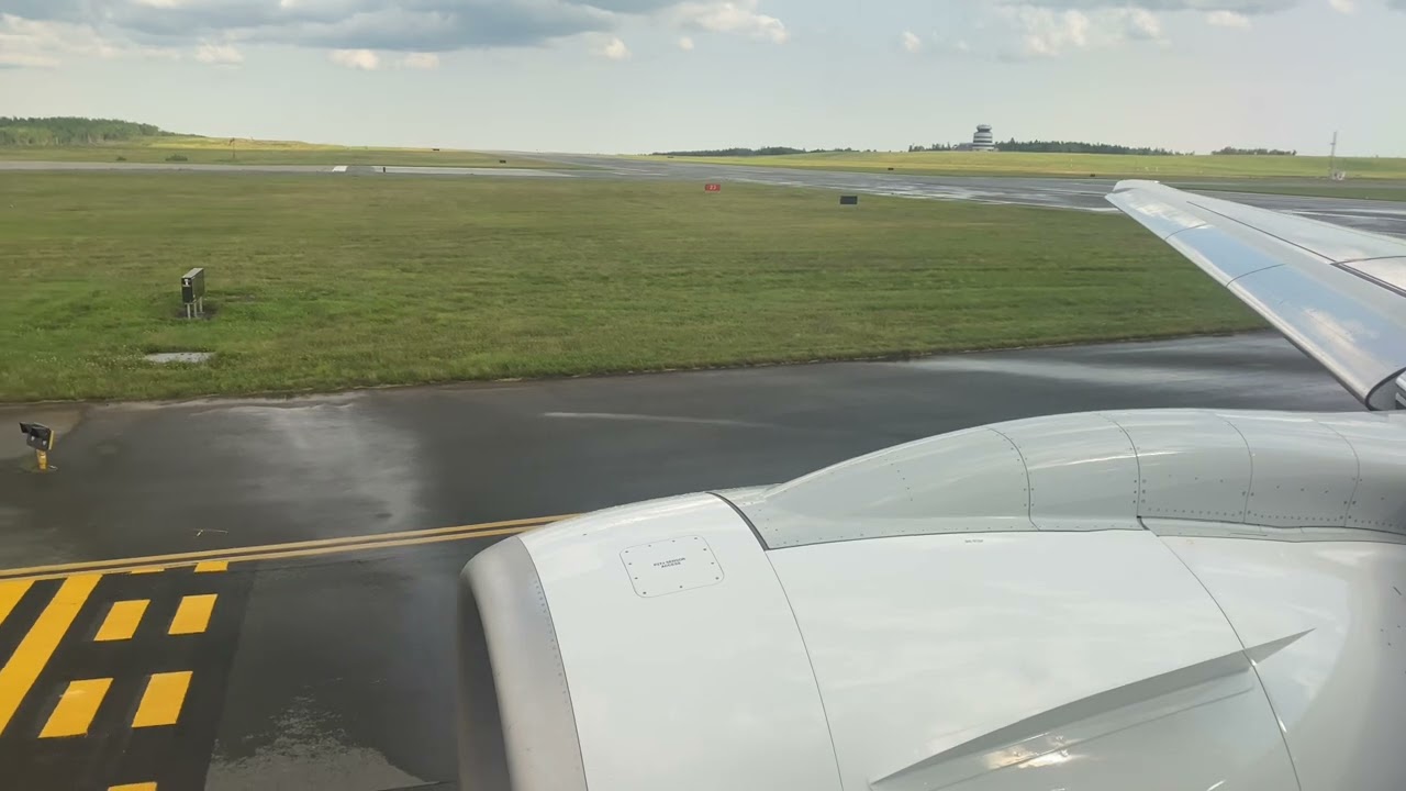 Porter Airlines Embraer E195-E2 Takeoff from Halifax Stanfield International Airport (YHZ/CYHZ)
