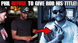 BEST ONE DONNIE DELIVERS ROD MONEY HIS WRW THUNDER TITLE! PHIL SENDS A MESSAGE!