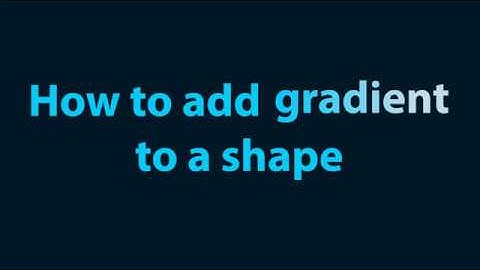 How to add gradient quickly in Photoshop-CC 2019
