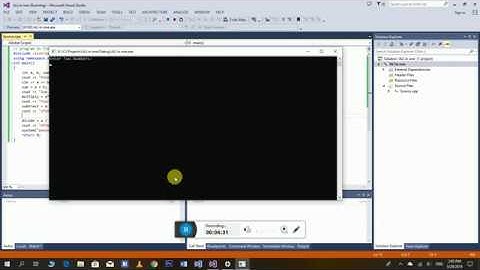 visual Studio: C++ All Arithmetic Operators