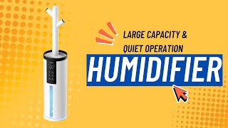 GloryAir 8L Cool & Warm Mist Humidifier Review | Best Large Room Smart Humidifier for Bedroom & Home