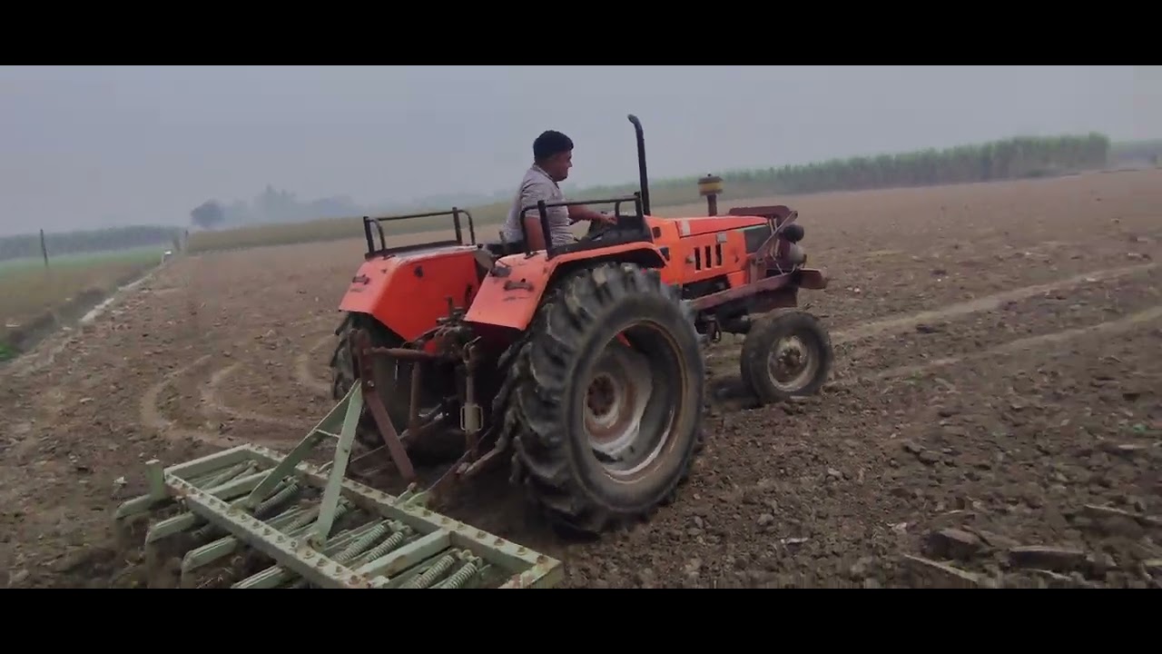 same 393_ 11 tine cultivator 💪 💪 ko khinch payega ya nahin #vlogs# ...