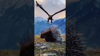 Porcu Porcupine Vs Eagle The Skyfall Showdown High In The Mountains, An Eagle Swooped Down,