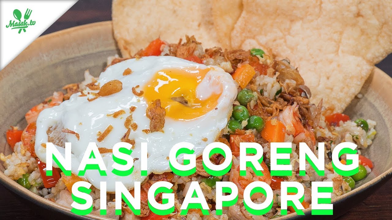 Resep Nasi Goreng Singapore - YouTube