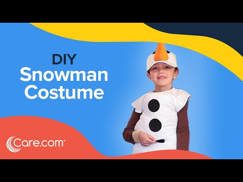 Video: How To Make A Snowman Costume