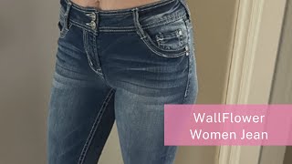 WallFlower Women's Instastretch Bling Luscious Curvy Bootcut Jeans Review